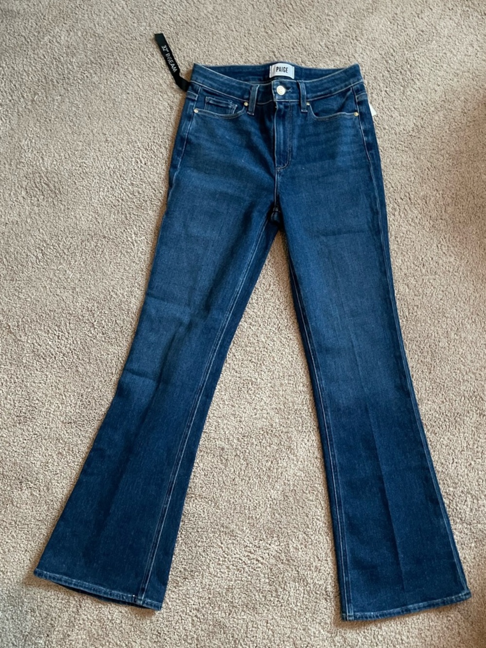 Anthropologie PAIGE Laurel Canyon 32 High-Rise Bootleg Jeans - Picture 4 of 6